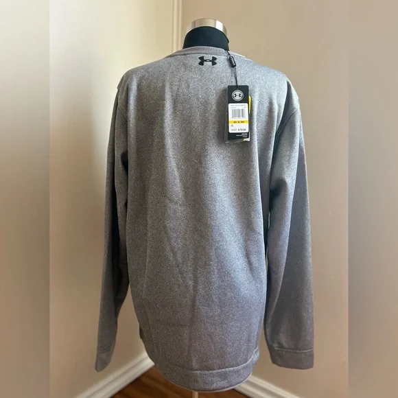 🔴Sold🔴 Under Armour Mens Sweater Fleece Crewneck Size Medium NWT - Picture 5 of 7